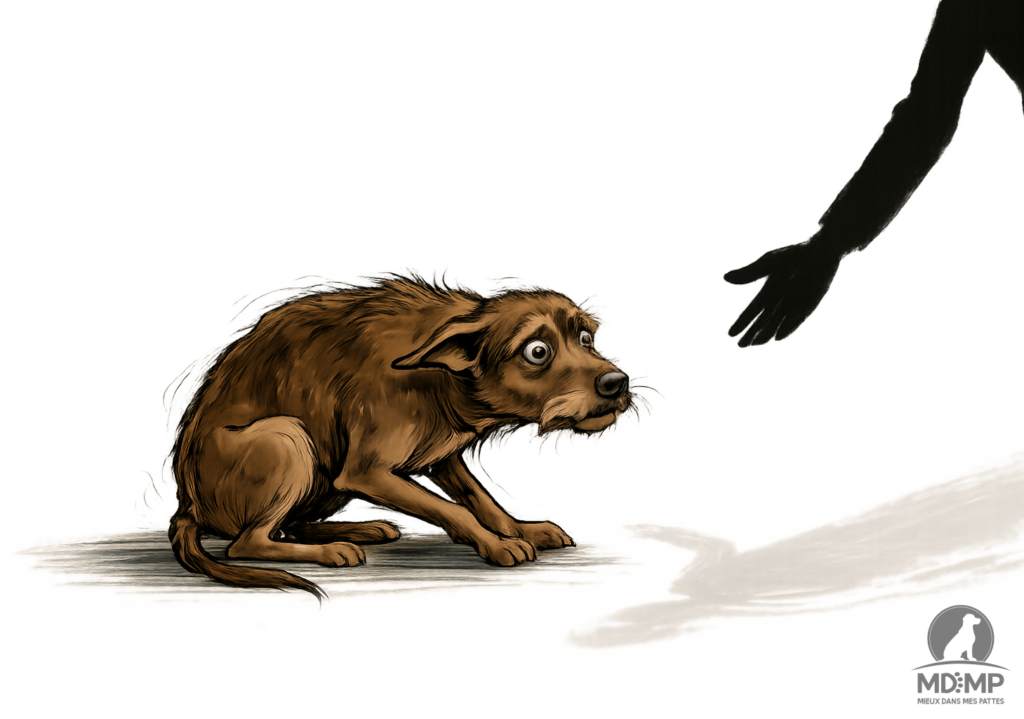 Chien effrayé MDMP®